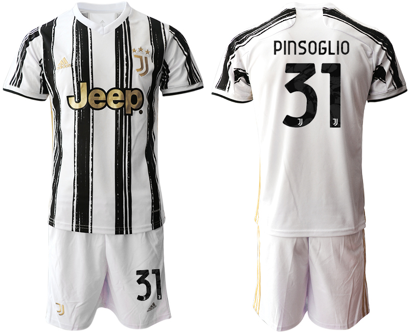 Men 2020-2021 club Juventus home #31 white black Soccer Jerseys->customized soccer jersey->Custom Jersey